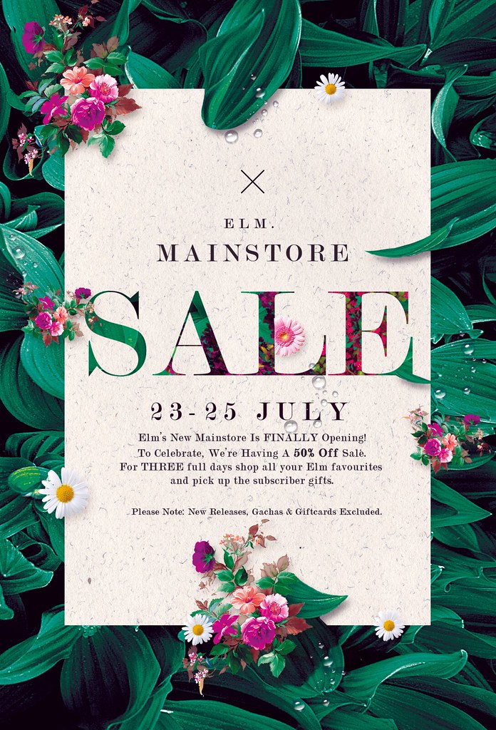 Elm. New Mainstore Opening & Sale!