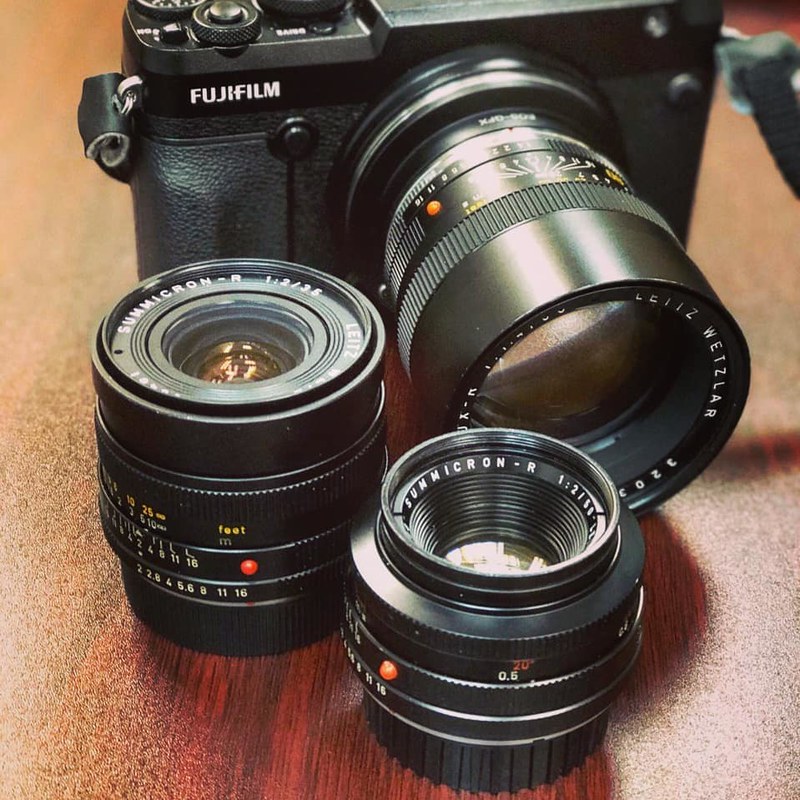 Leica R 80mm f1.4 & Leica R 35mm f2 二代 GFX效果