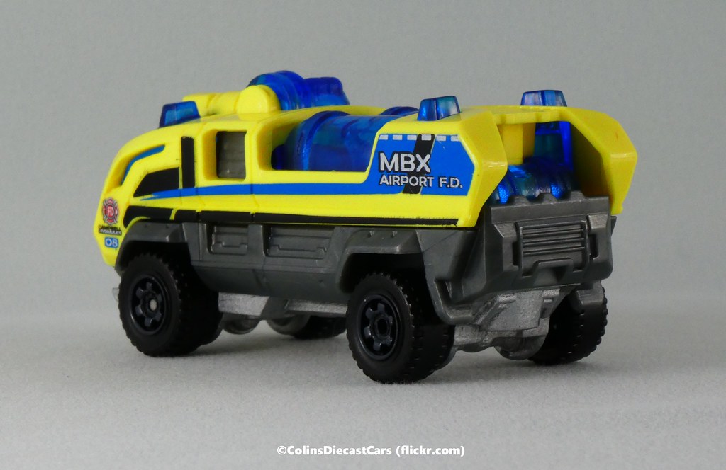 2016 Matchbox HARDNOZE☆Yellow/Blue; Airport FD☆New Loose☆MBX Heroic rescue 