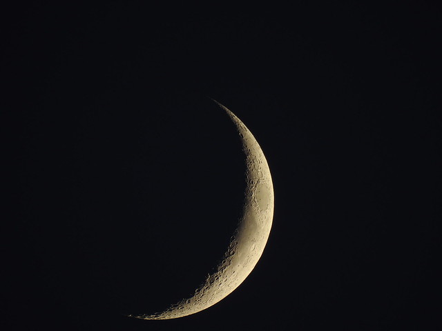 Lune 3 jours 8% visible 24 juin 2020 vue de Paris Coolpix p900 Nikon
