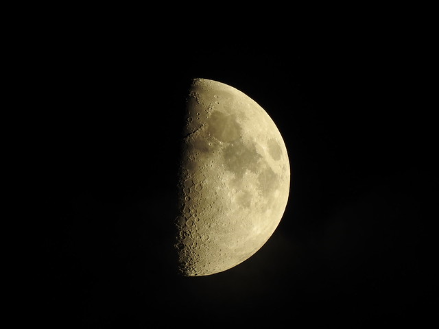 Lune du 28 juin 2020 vue de Paris Coolpix p900 Nikon