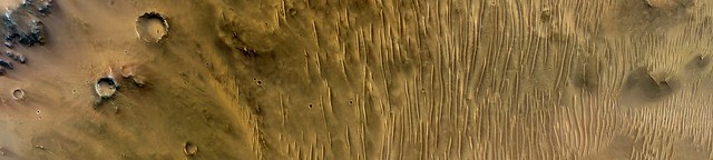 Mars - Crater North of Hellas Planitia with Possible Phyllosilicates