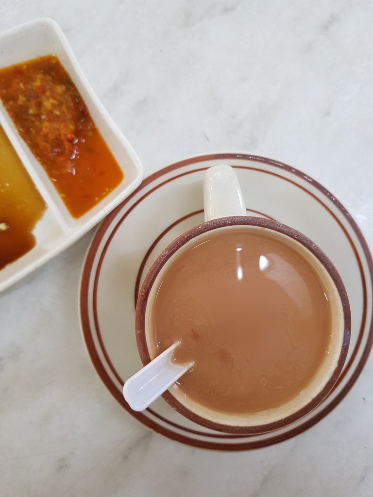 叉燒飯 Charsiew Rice rm$7 & 奶茶 Milk Tea rm$1.90 @ 文記港式燒臘 Boon Kee Roasted in 鑫銀美食中心 Restoran Xing Yin, Taman Puchong Prima