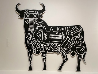 Bull with mask by Keith Haring