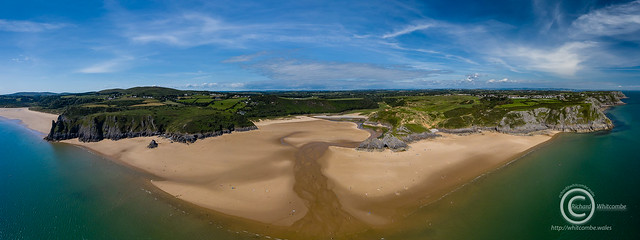 Three Cliffs Bay and Pobbles