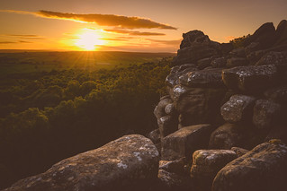 Brimham Rocks Sunset, North Yorkshire