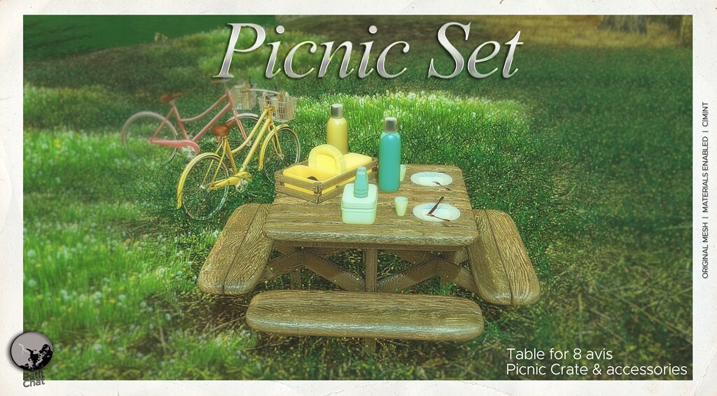 New release : Picnic Set as part of the Secret Sale Sundays