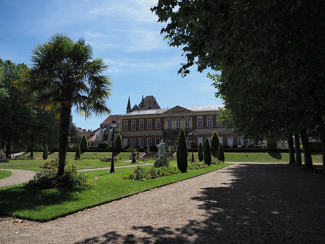 Lisieux, jardin de l'Évêché.