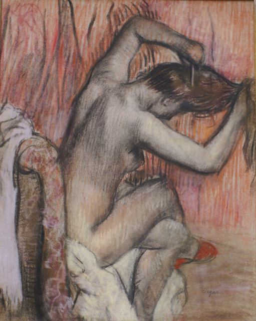Edgar Degas, Beim Frisieren - Combing the hair