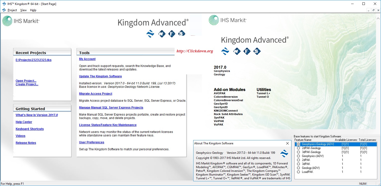 Working with IHS Kingdom Suite Advanced 2017.0 full