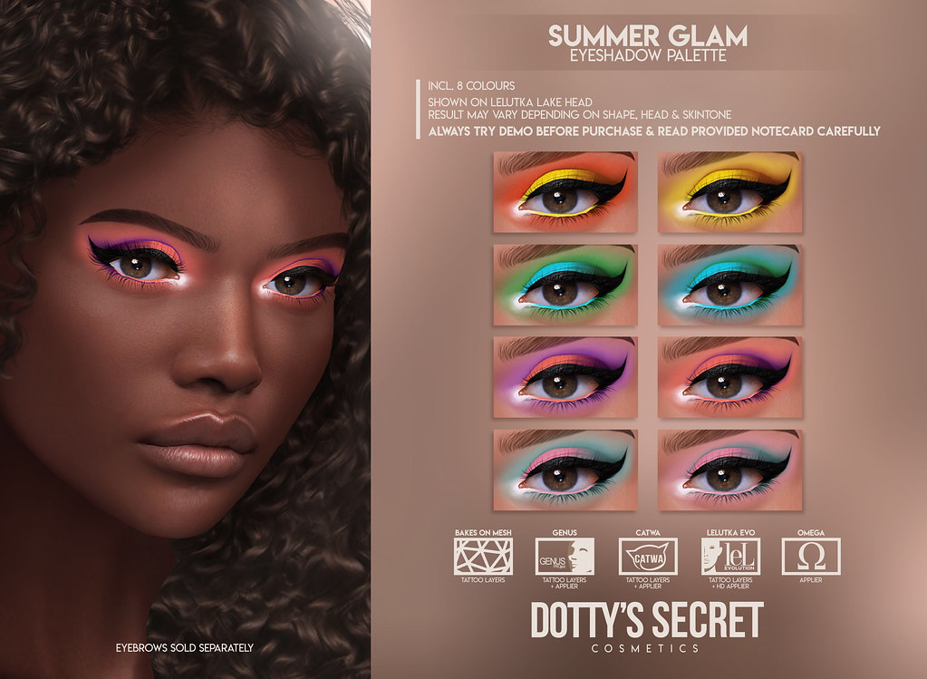 Dotty’s Secret – Summer Glam – Eyeshadow Palette