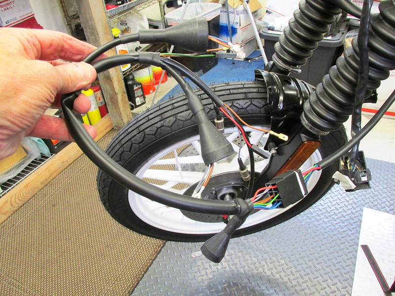 Fairing Sub-Harness Plugs Into Socket On Main Wiring Harness