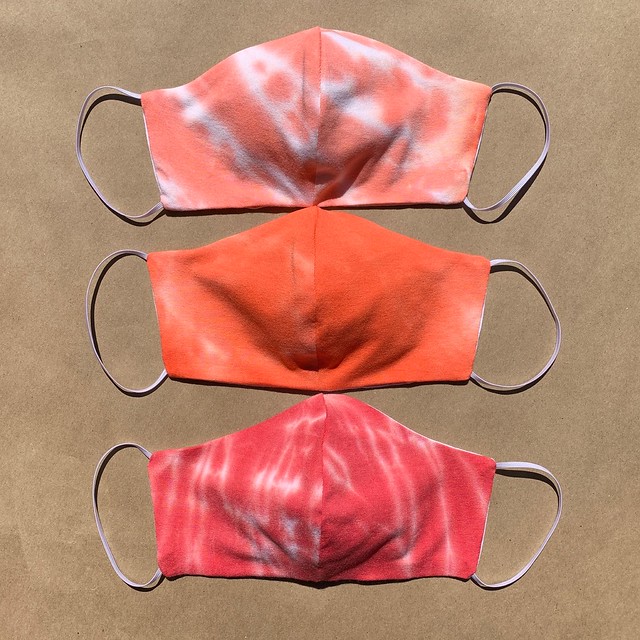 3-Pack Face Mask (sunset) - stylish yet protected - comfortable, lightweight, breathable. LuxeDessinsCo - sold on Etsy