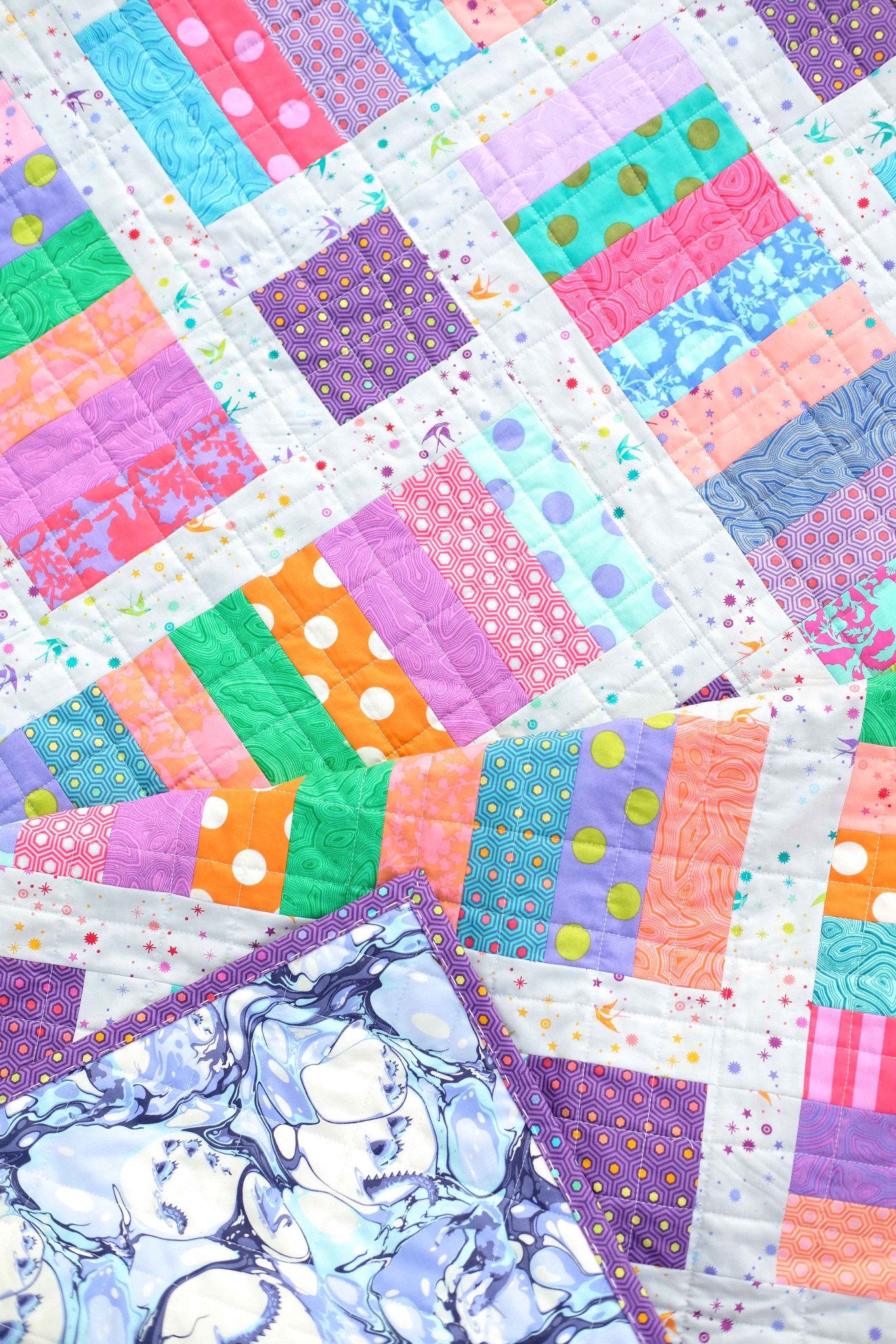 The Iris Quilt in Tula Pink - Kitchen Table Quilting