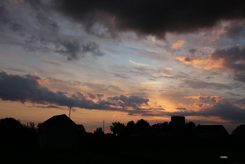 sunset clouds nuage himmel sky couchédesoleil