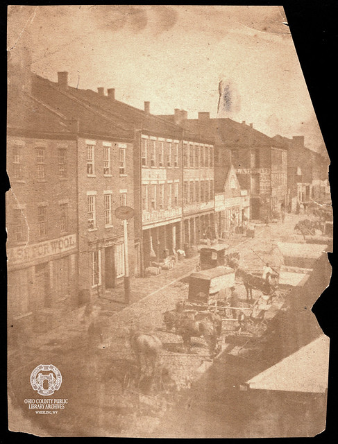 West side of Market Square, Circa 1860s