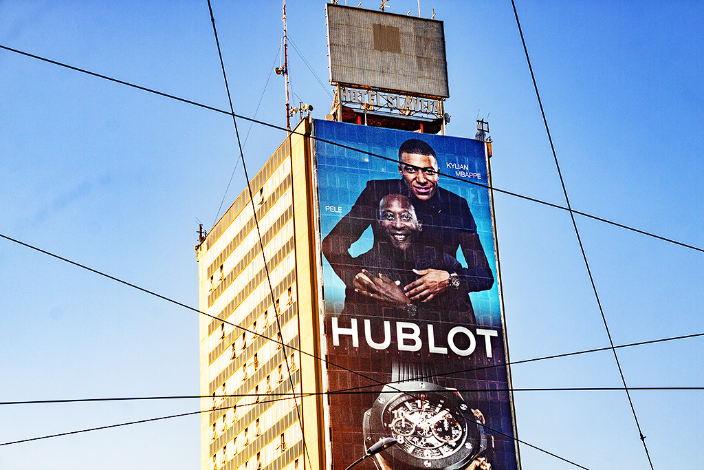 Pele on Hublot ad--Belgrade