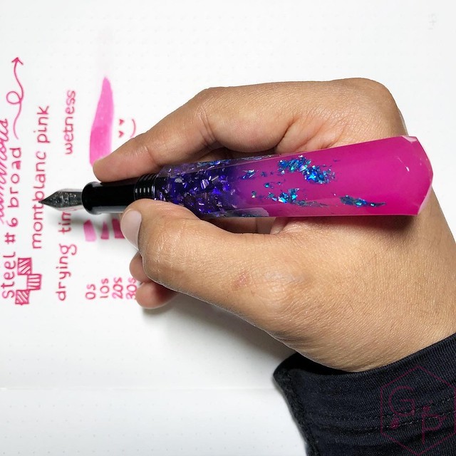 Benu Grand Scepter $110 Pen that Sparkles and Glows For The Kid In Us! 10