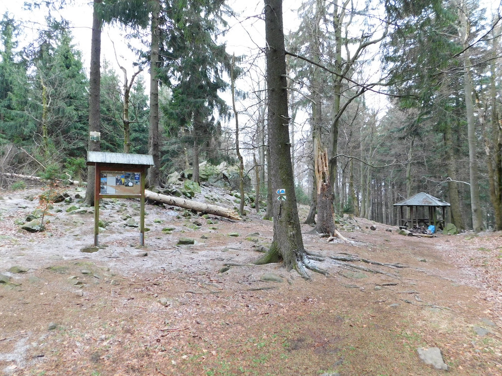 Vrchol Klášťova (14.4. 2020)