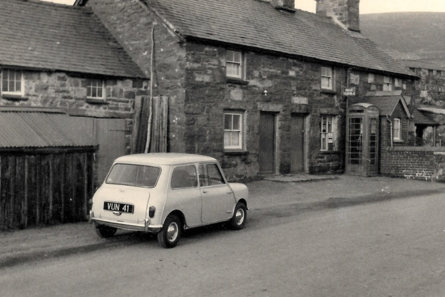 1960 Mini in  Capel Celyn