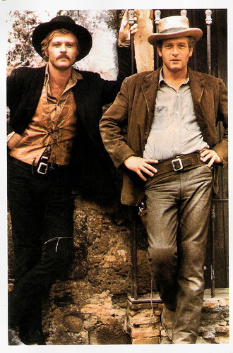 Robert Redford and Paul Newman in Butch Cassidy and the Sundance Kid (1969)