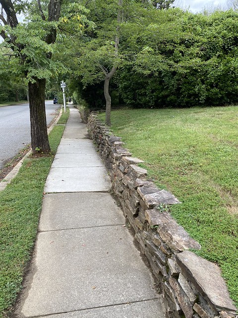 stone wall in the hood