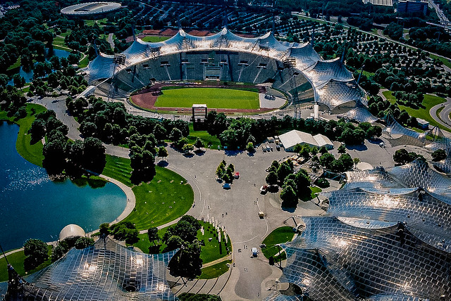 The Olympic Park, Munich, Germany ミュンヘンのオリンピック公園、ドイツ