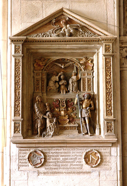 Münster, Westfalen, Paulusdom, monument for Theodor von Schade †1521, detail
