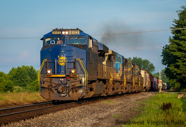 Norfolk and Western heritage leading NS 126