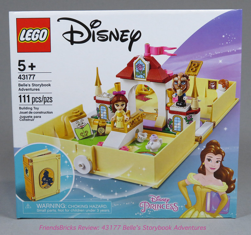 LEGO Disney Beauty and the Beast Belle's Storybook Adventures 43177 Buiding Toy 