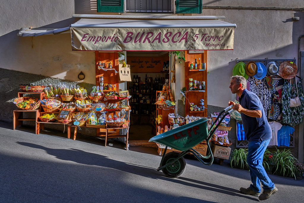 Store in Manarola, Cinque Terre, Italy