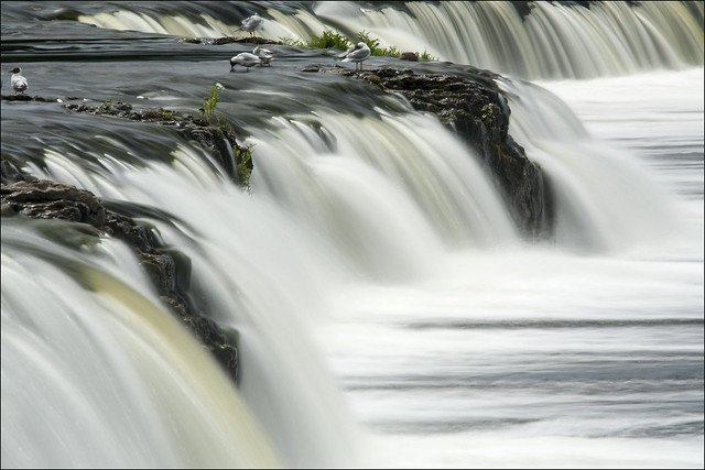 20200708. Latvia. Kuldiga. Venta waterfall. 4088-1.