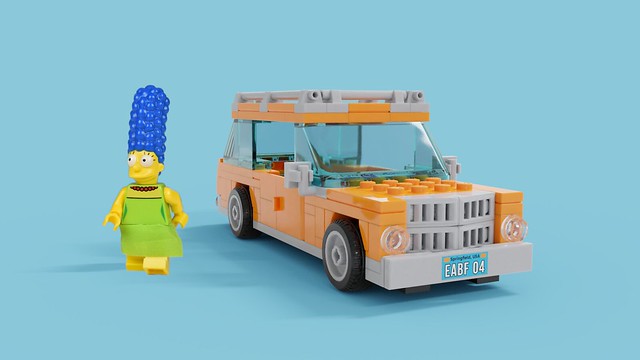 Marge's Orange Station Wagon