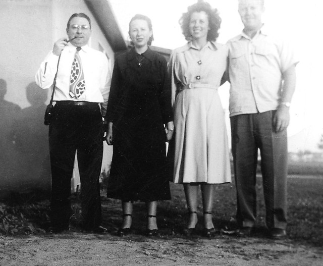 Ed and Betty Kanouse with Martha and Dick Mather