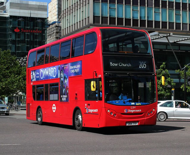 Stagecoach London . 12314 SN14TYP . Euston Road , Camden , London . Thursday morning 30th-July-2020 .
