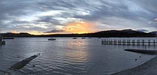 Sunset Over Lake Windermere
