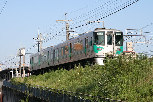 Aichi Loop Railway 2000 series near Kozoji.Sta, Kasugai, Aichi, Japan /Aug 1, 2020