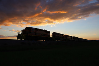 Alpenglow | At sunrise on the PRC Subdivision, RCPE train HU… | Flickr