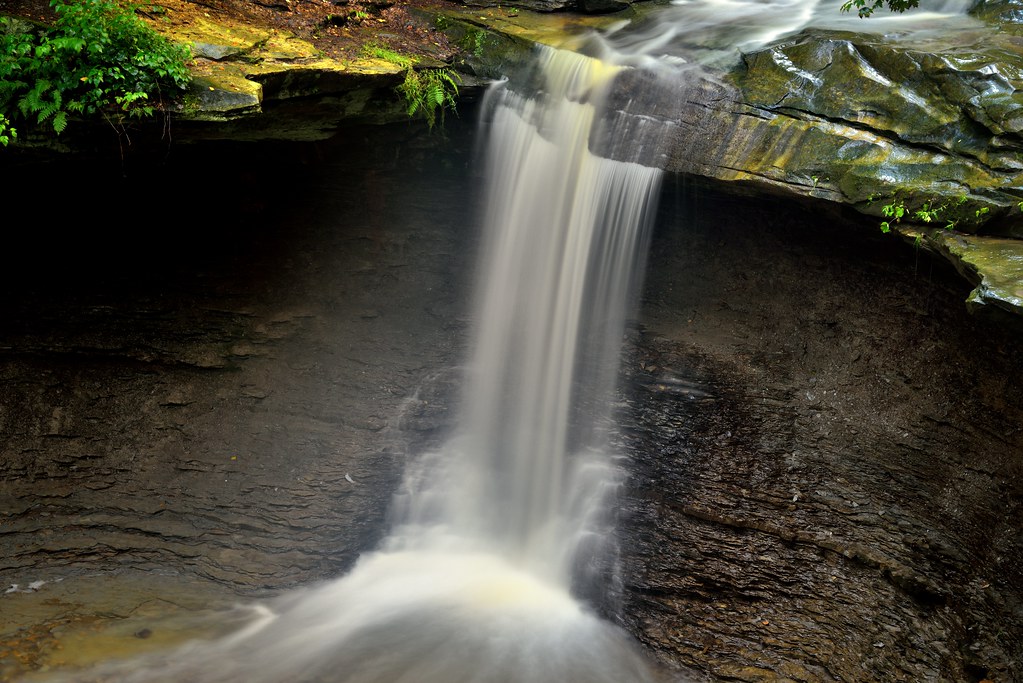 Long Exposure Setting for Blue Hen Falls in Cuyahoga Valley National Park