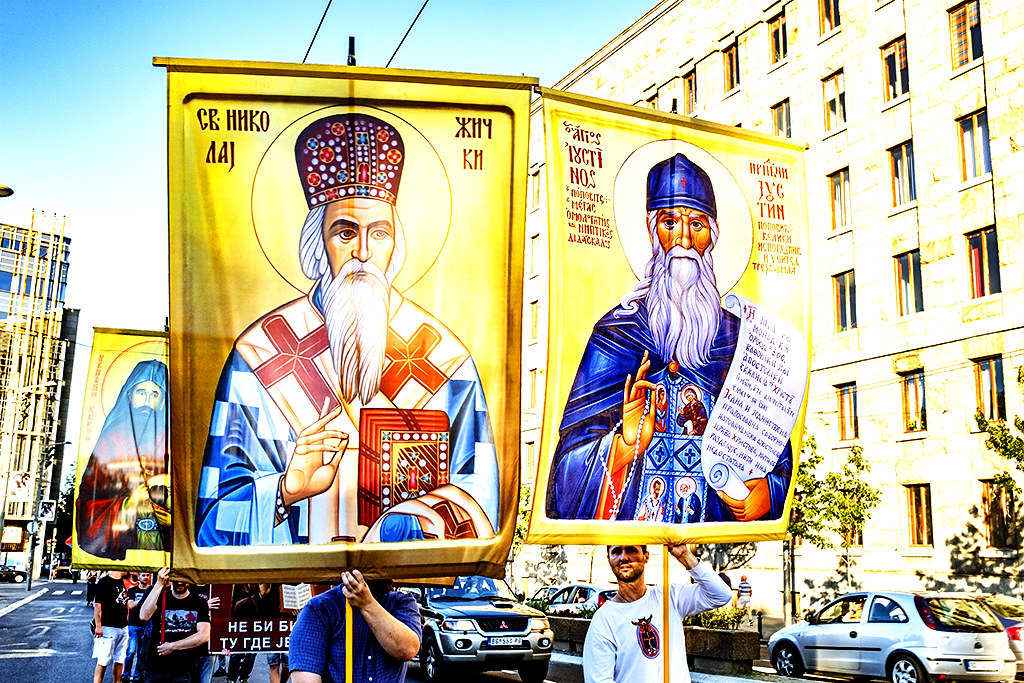 Religious procession on 8-1-20--Belgrade 4