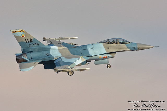 F-16C Viper 84-1244 Blue Flanker camo