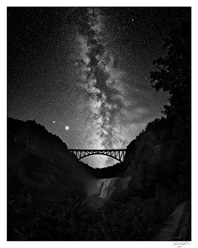 astro astrophotography night letchworth milkyway m43ftw breakfreewitholympus july summer starrylandscapestacker mono monochrome monochromemonday portageville ny usa