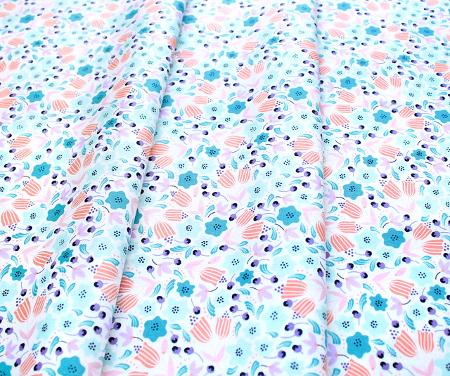Felicity Fabrics Alpine Meadow in Coralbell 610040