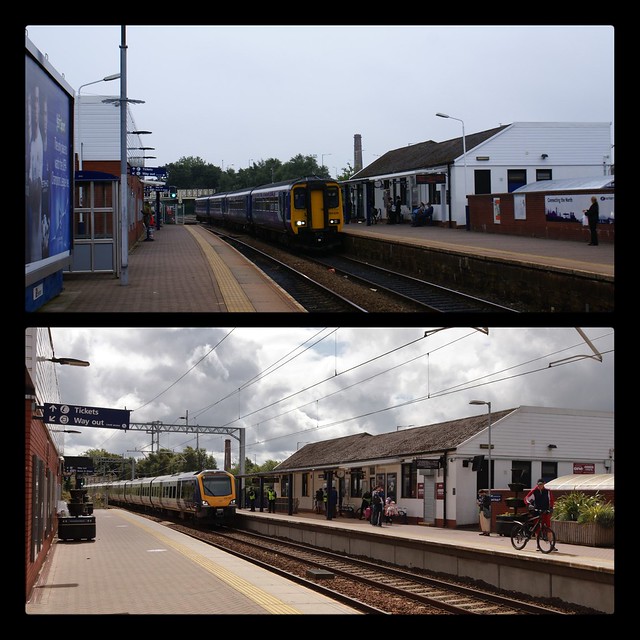 Chorley Railway Station 27th July 2015 and 2nd August 2020