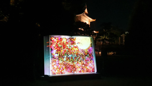 Flowers by Naked multimedia show at Nijō Castle, Kyoto