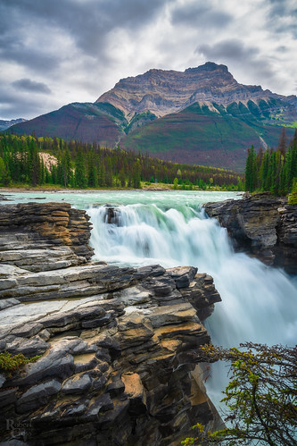 a7rii alberta alpha athabascafalls athabascariver canada canadianrockies emount fe1635mmf4zaoss ilce7rm2 icefieldsparkway jaspernationalpark rockymountains sony clouds forest fullframe landscape mirrorless mountains river trees water waterfall