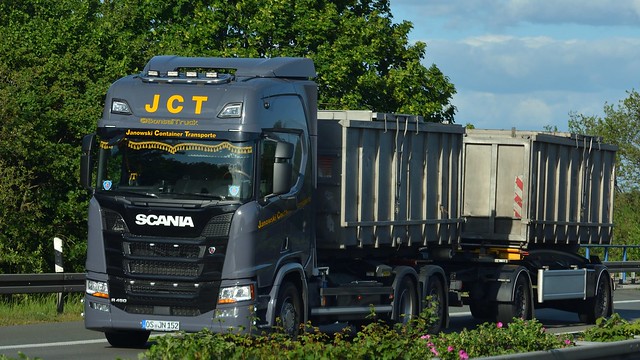 D - Janowski Container Transporte Scania NG R450