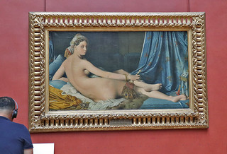 Louvre - Painting Jean Auguste Dominique Ingres La Grande Odalisque room702