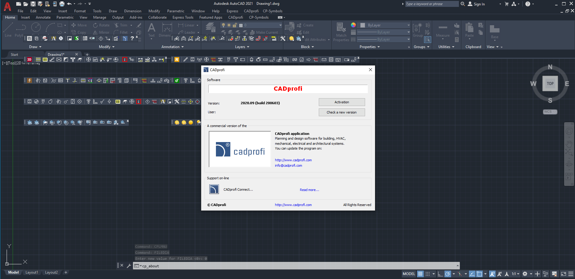 Working with CADprofi 2020.09 build 200630 full