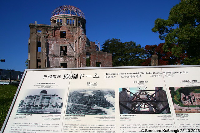 Asien, Japan, Honshu, Provinz Chukogu, Hiroshima, Friedenspark Hiroshima, Friedensdenkmal in Hiroshima (Atombombenkuppel)